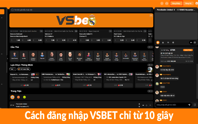 Cách đăng nhập VSBET chỉ từ 10 giây Cách đăng nhập VSBET chỉ từ 10 giây