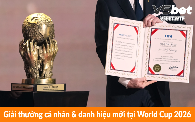 Giải thưởng cá nhân & danh hiệu mới tại World Cup 2026 Giải thưởng cá nhân & danh hiệu mới tại World Cup 2026